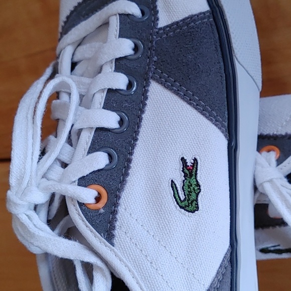 Boys Lacoste Hattori NDK Sneaker Youth Size 3 - Picture 3 of 10